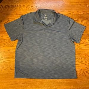 Men’s Blue Sports Polo, Size XL, Cool 18 / Haggar Brand